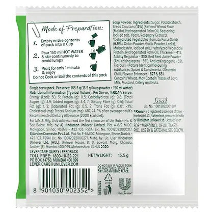 Knorr Tomato Chatpata Instant Cup-a-Soup 13.5 g