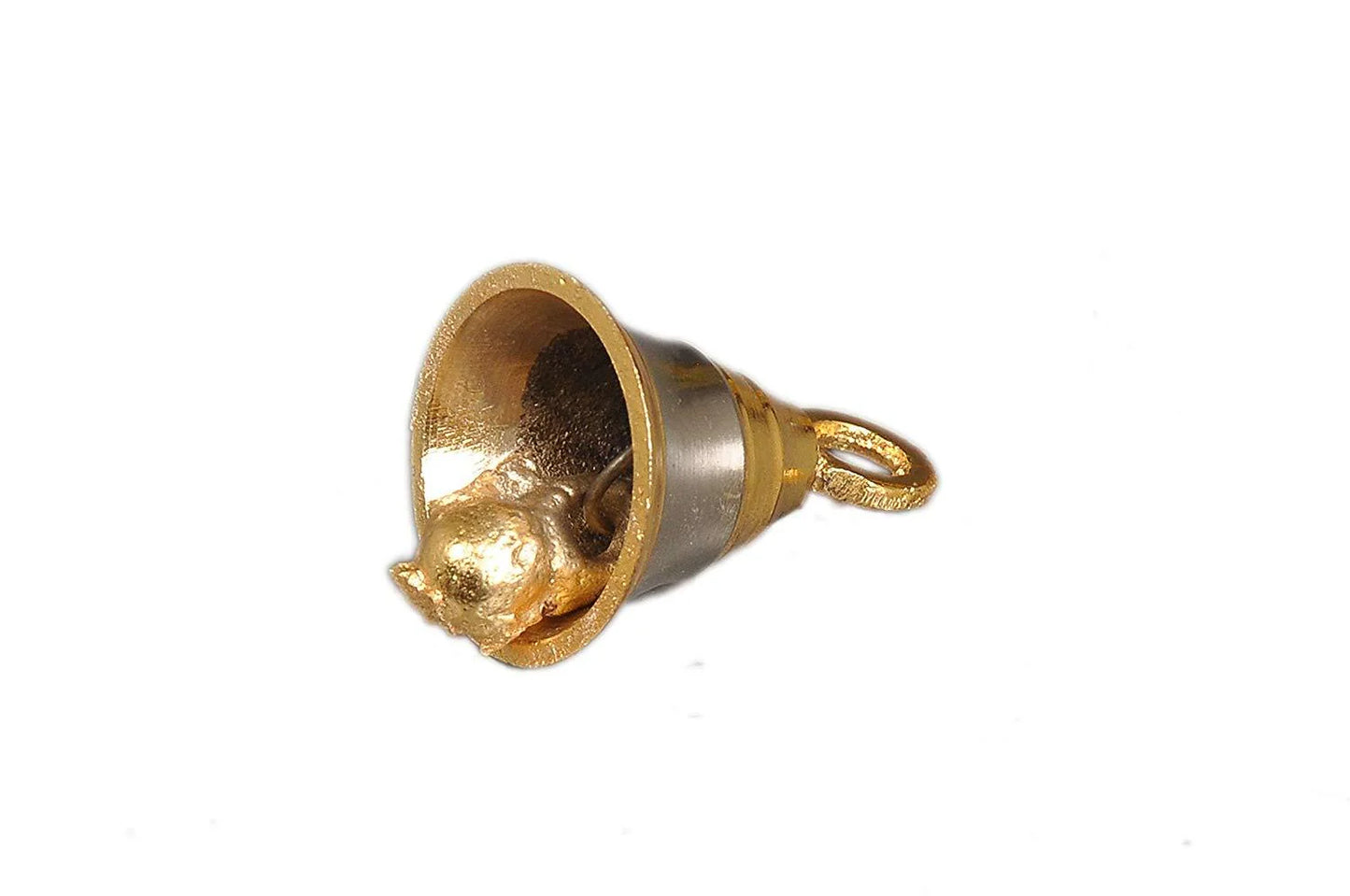 Brass Hanging Bell Brass Pooja Room Door Bell, Brass home decoration (Pack of 6)