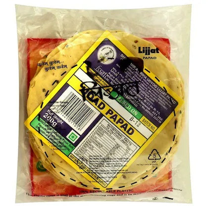 Lijjat Udad Papad 200 g