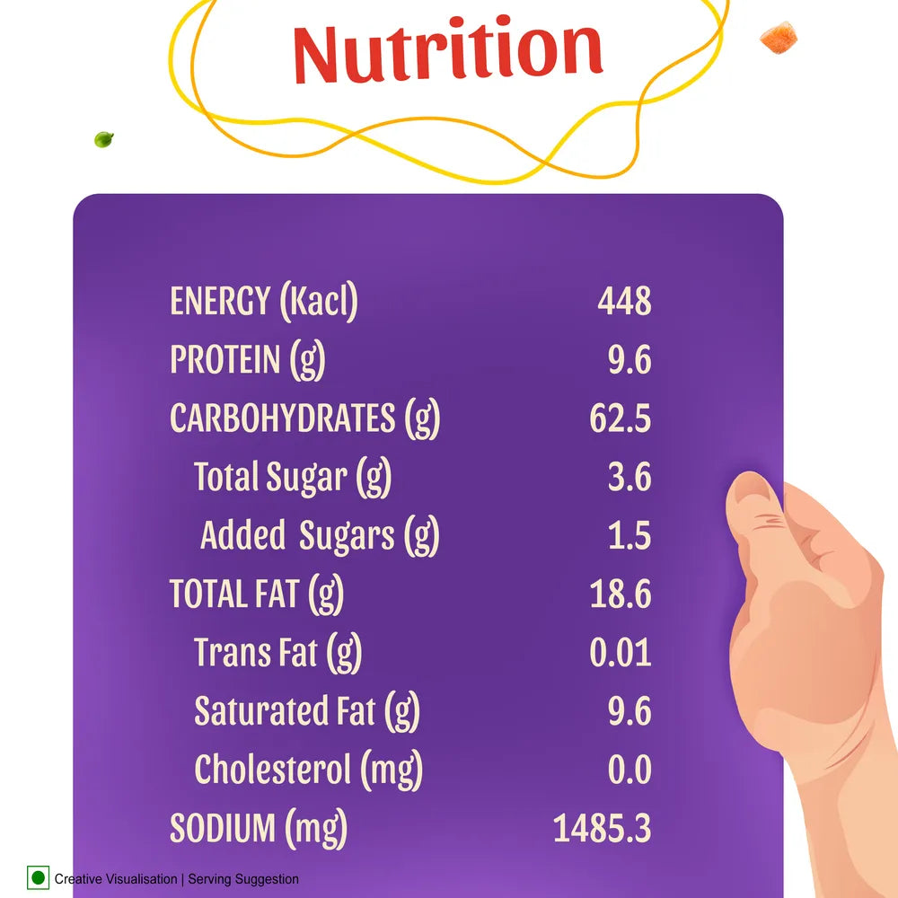 Sunfeast Yippee! Mood Masala Long Instant Noodles with 2 Masala Sachets - 260 gms