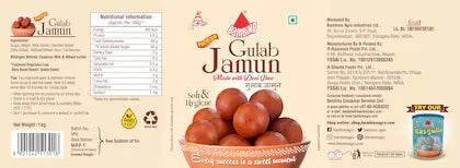 Bambino Premium Gulab Jamun Tin - 1 Kg