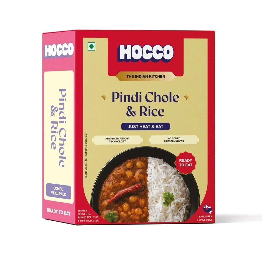 Hocco Pindi Chole Rice Combo - 300g