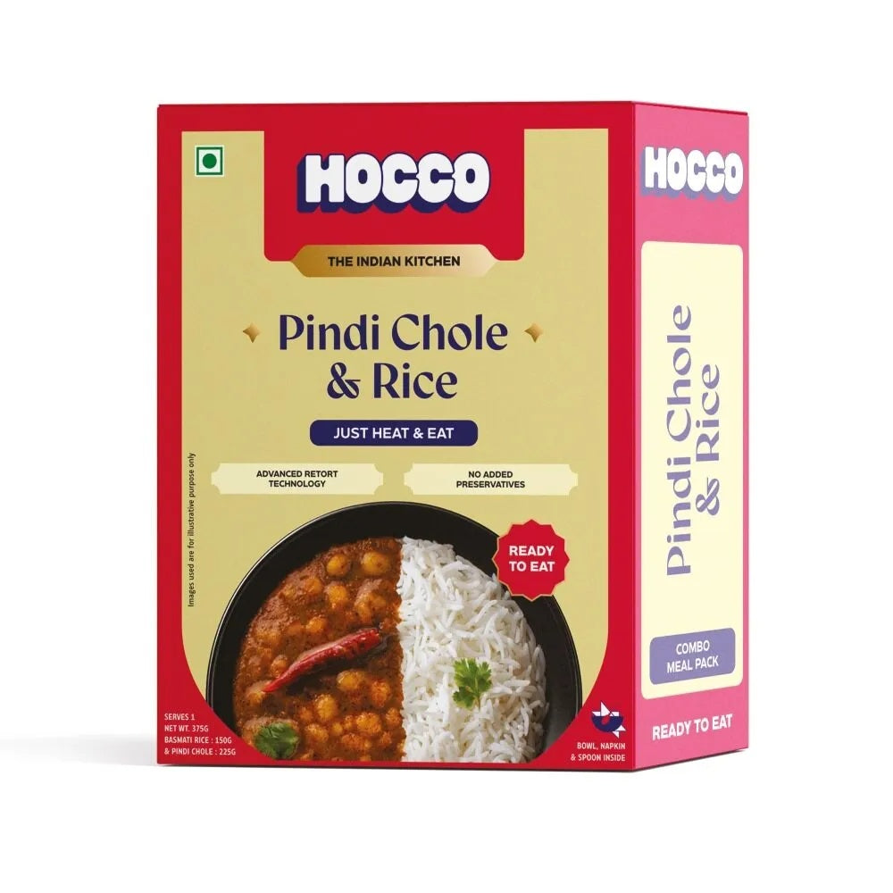 Hocco Pindi Chole Rice Combo - 300g