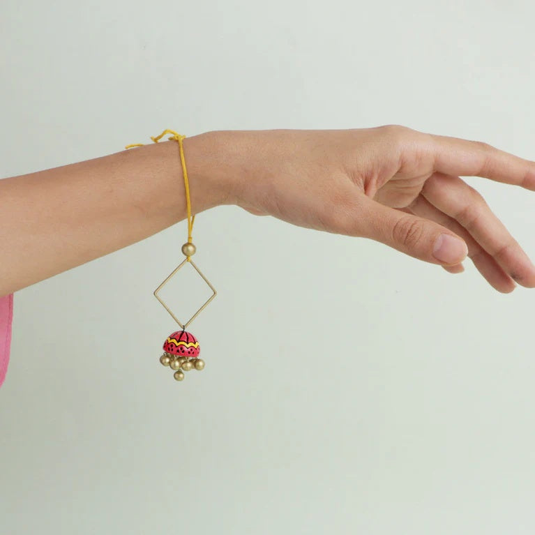 Bhaiya Bhabhi Rakhi Set (Red)