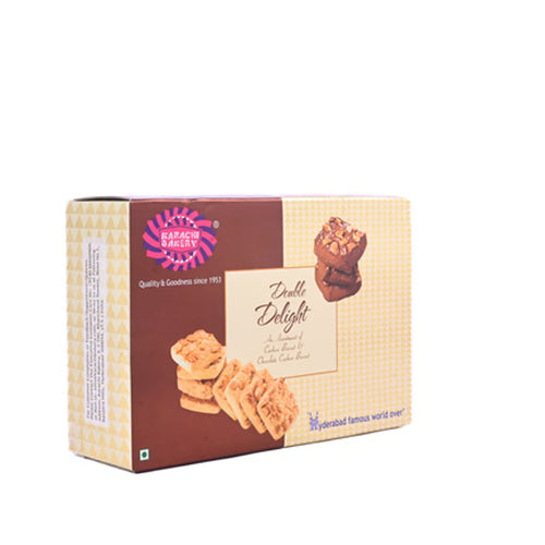 Double Delight (Gold) Cashew Biscuit & Chocolate Cashew 400g