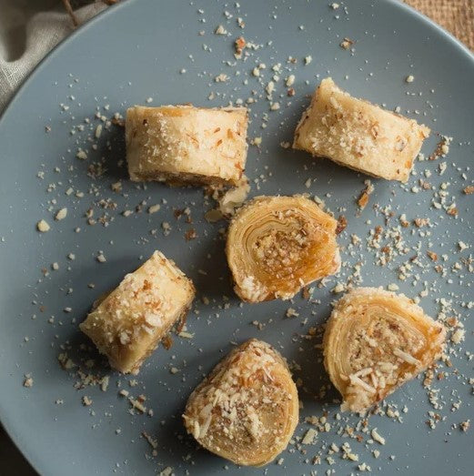 Flaky Almond Turkish Roll