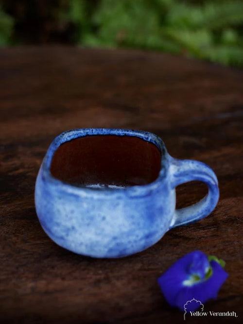 Stoneware Tea Cup - Blue