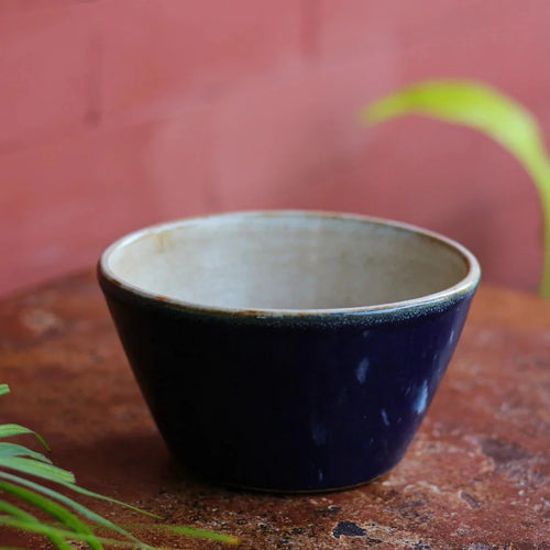 Stoneware Snack Serving Bowl