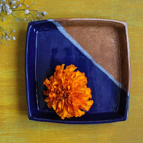 Stoneware Square Serving Plate