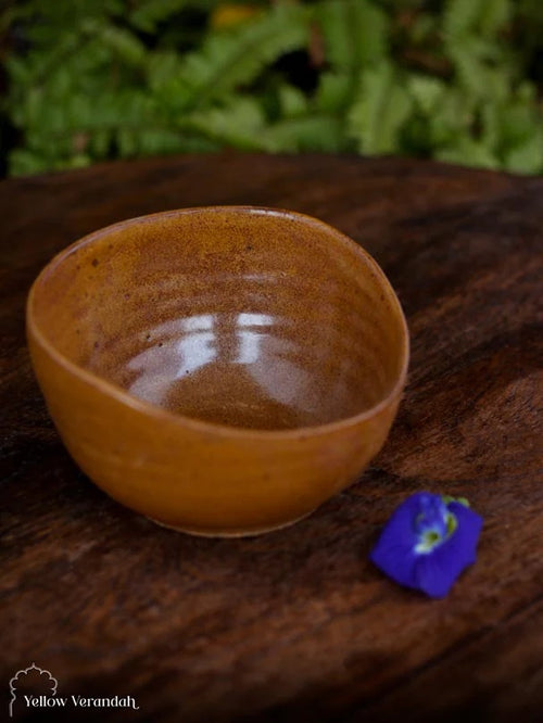 Stoneware Snack Serving Bowl
