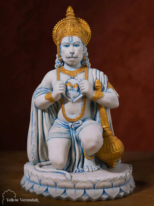 Hanuman Sculpture - Marble God Statue