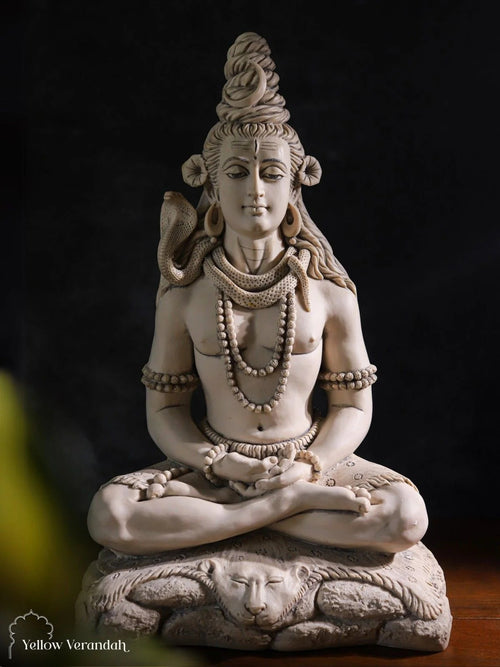 Shiva Sculpture - Marble God Statue