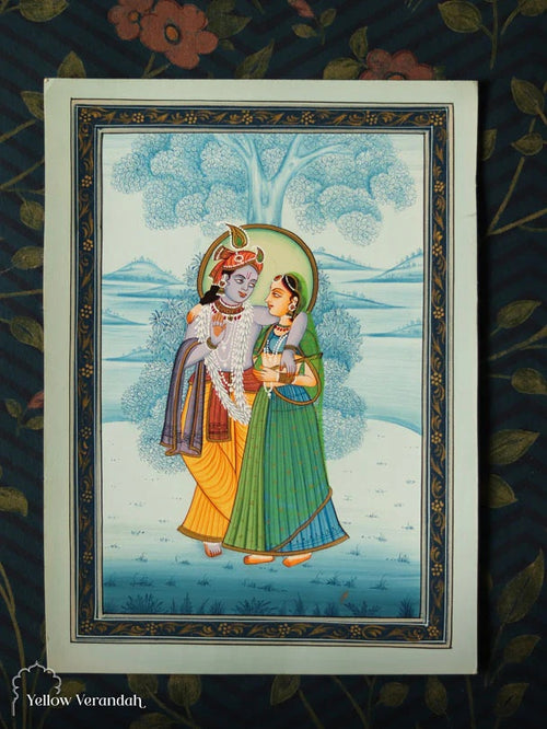 Radha Krishna Painting - Handmade Pichwai Painting
