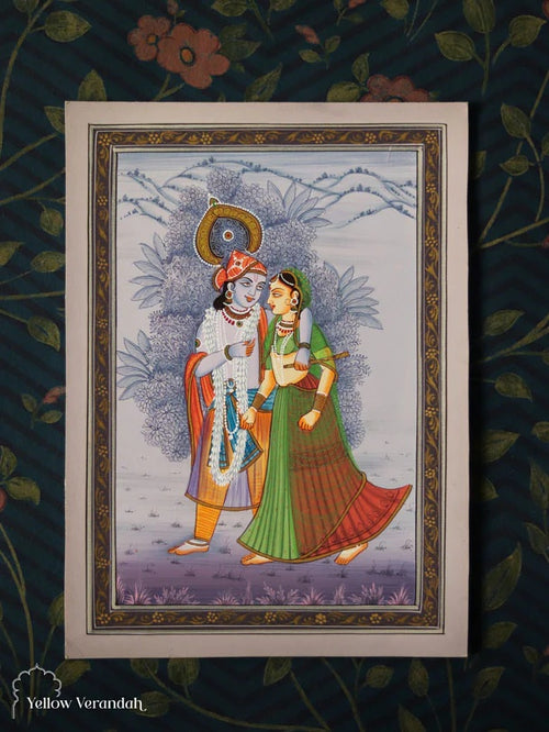 Radha Krishna Painting - Handmade Pichwai Painting