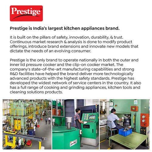 Prestige Nakshatra Plus Svachh Aluminium Spillage Control Pressure Cooker (Silver)