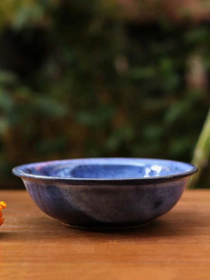 Stoneware Serving Bowl - Blue
