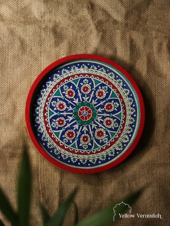 Mughal Floral Wall Plate - 8"