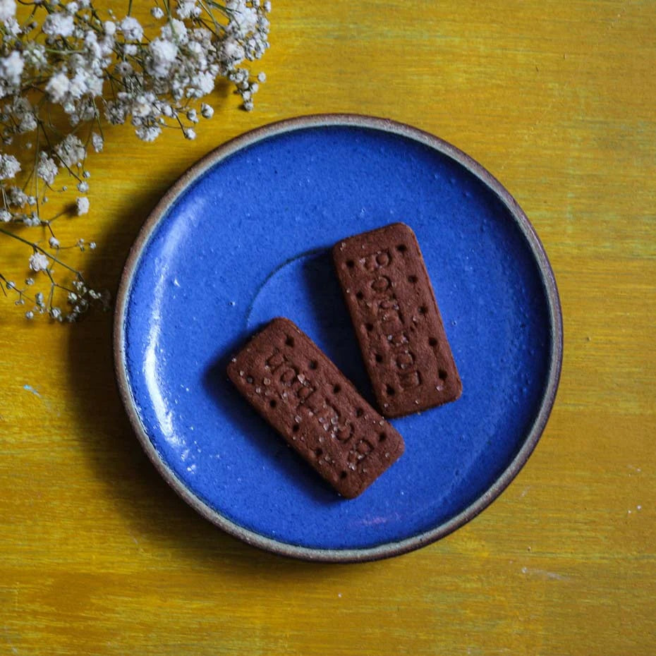 Stoneware Saucer Plate - Blue