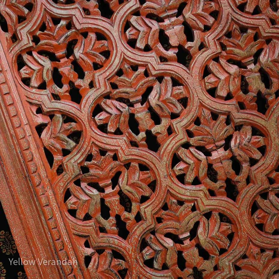 Moroccan Carving Wooden Wall Panel