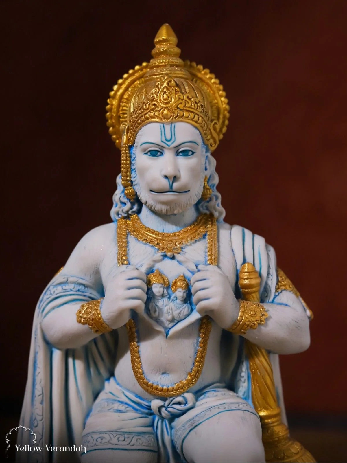 Hanuman Sculpture - Marble God Statue
