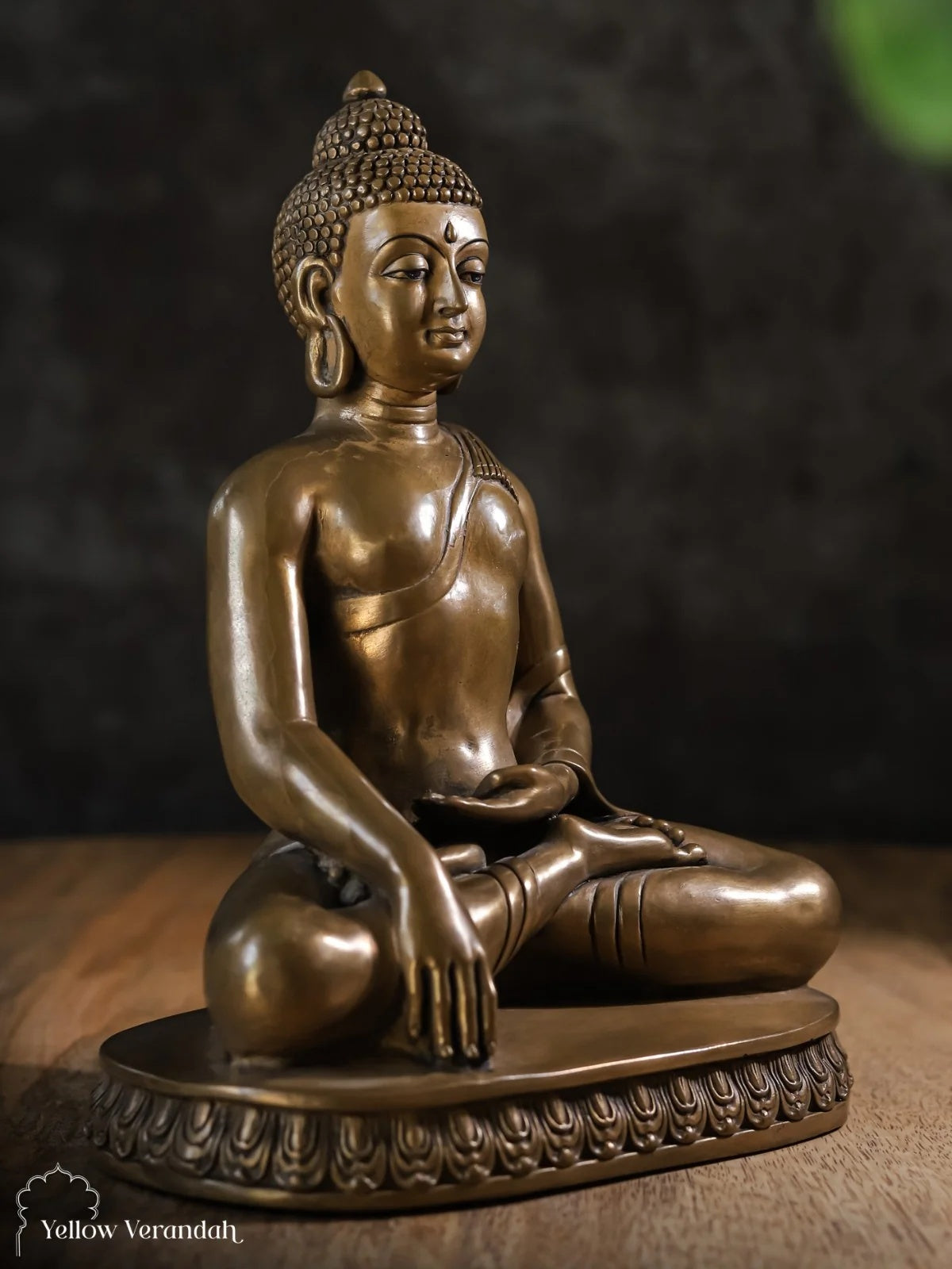 Brass Buddha Sculpture