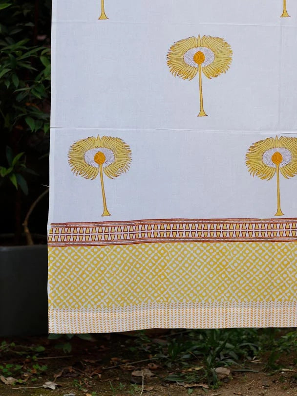 Cotton Sheer Curtains (Pair)