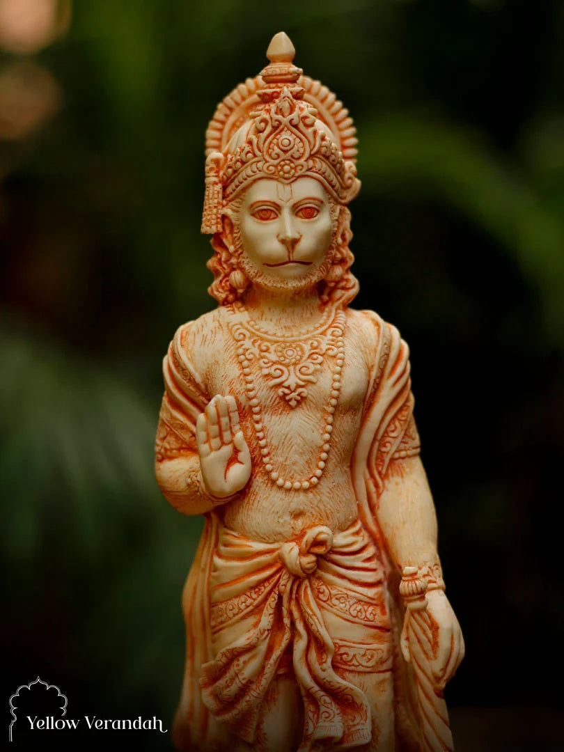 Hanuman Sculpture - Marble God Statue