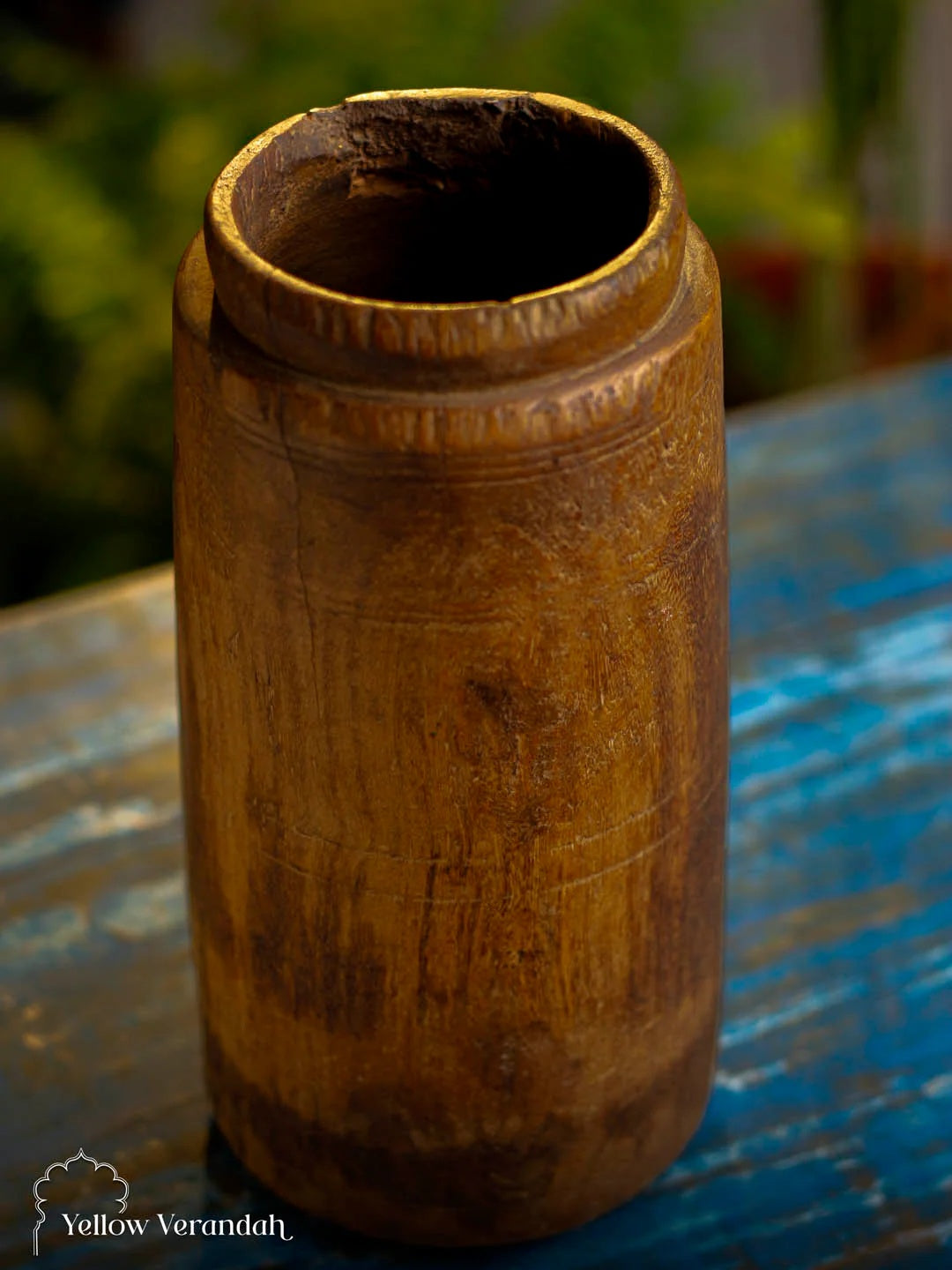 Antique Wooden Pot