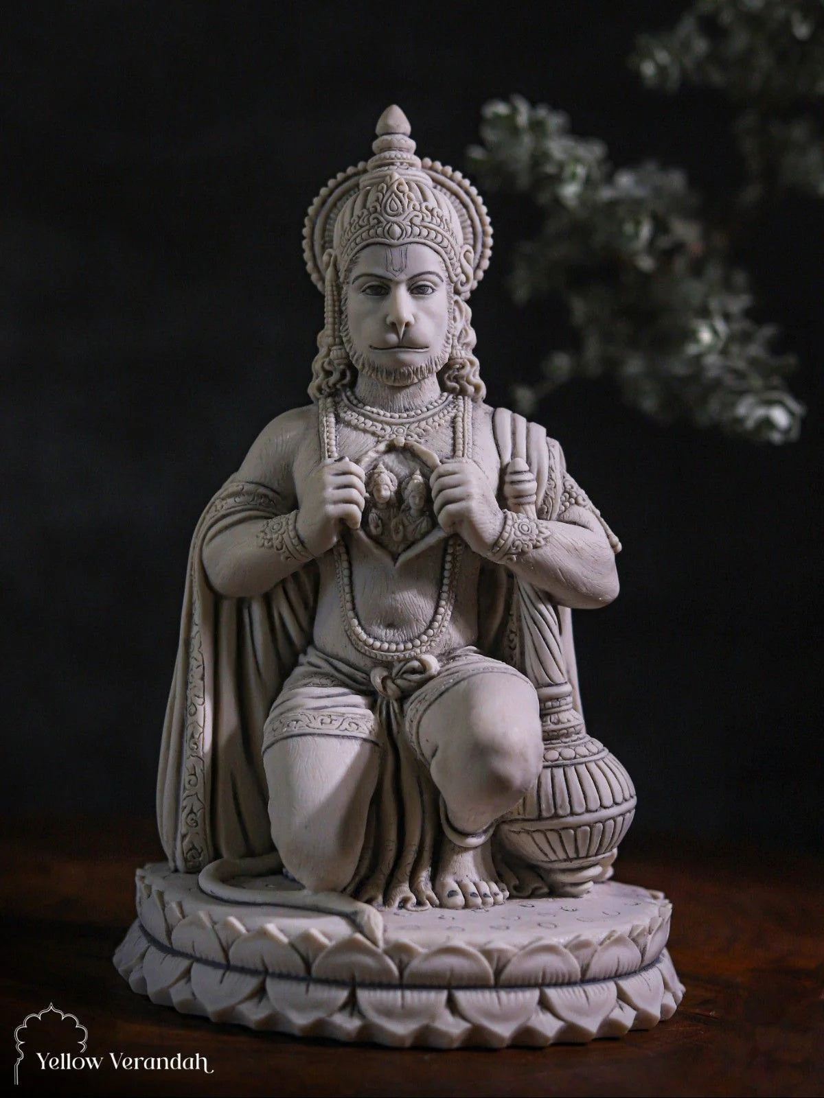 Hanuman Sculpture - Marble God Statue