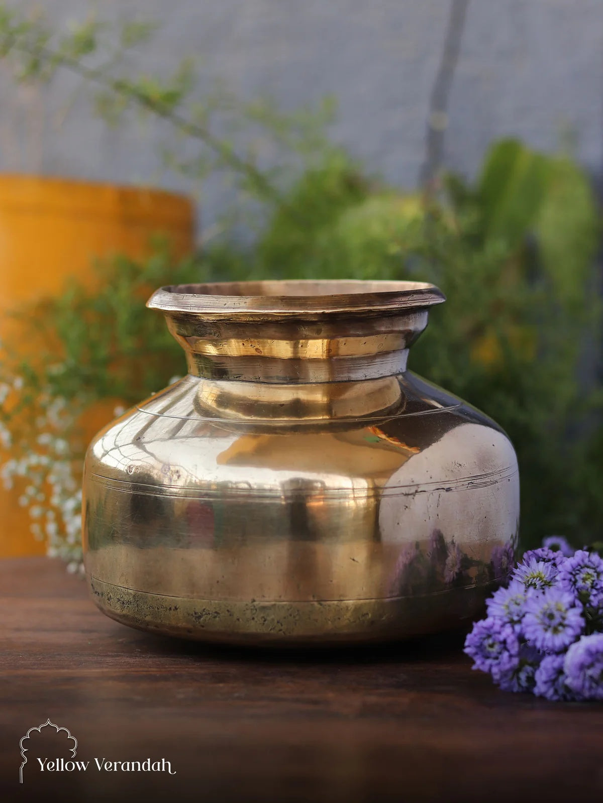 Vintage Brass Pot