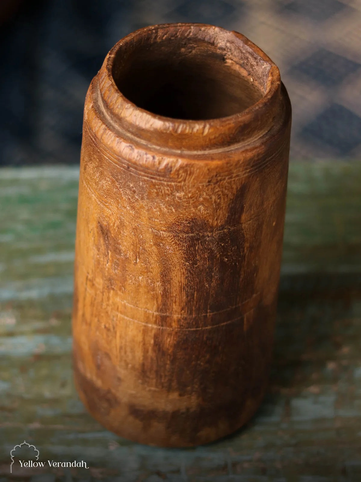 Antique Wooden Pot