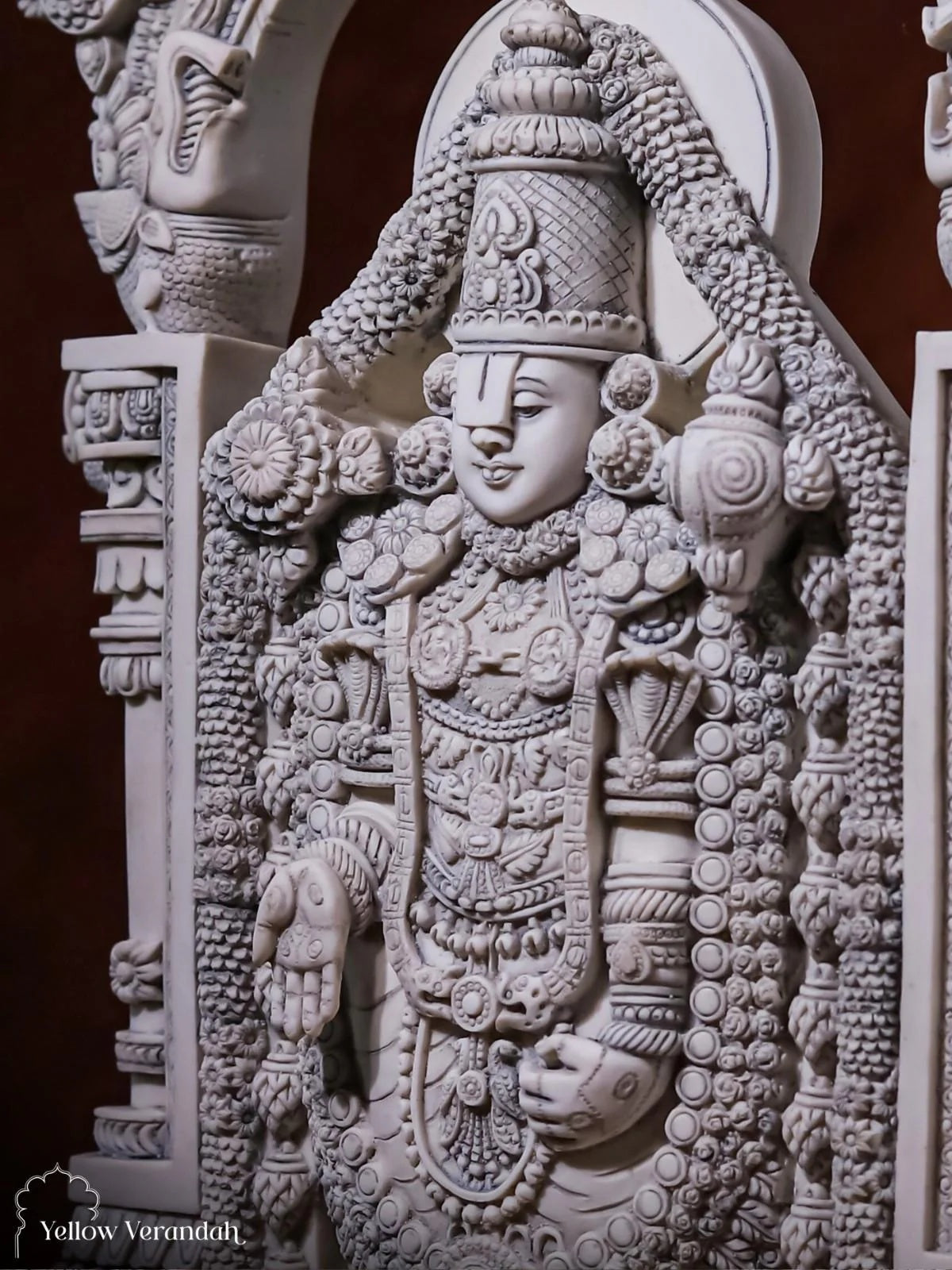 Sri Balaji Sculpture - Marble God Statue