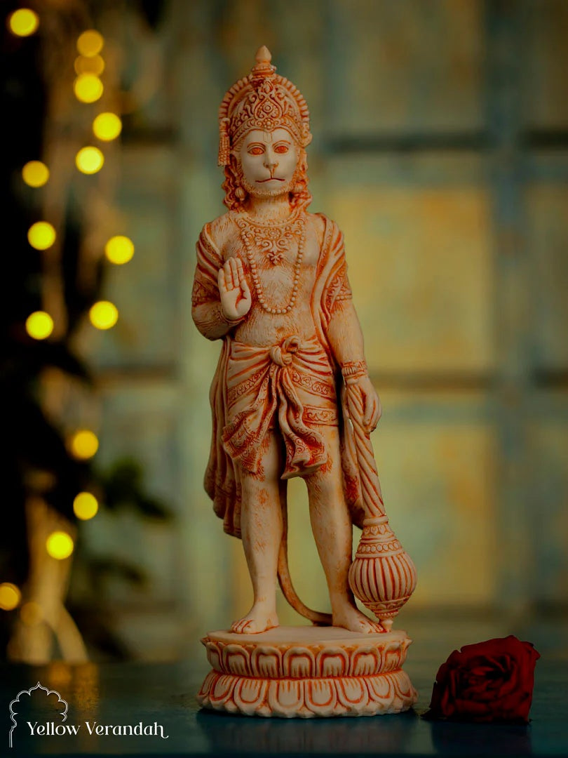 Hanuman Sculpture - Marble God Statue