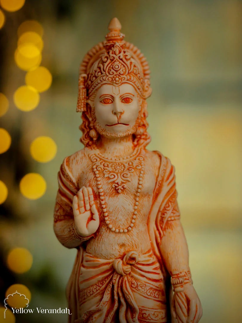 Hanuman Sculpture - Marble God Statue