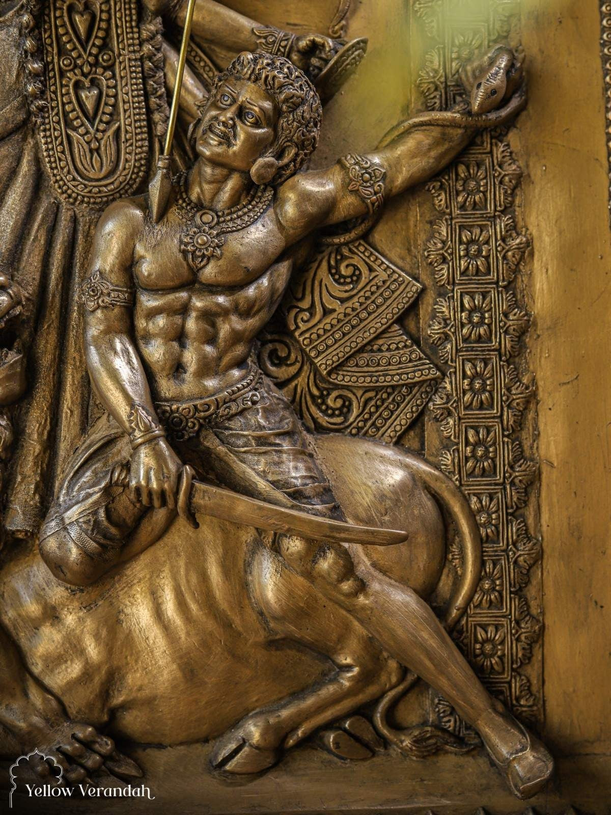 Brass Durga