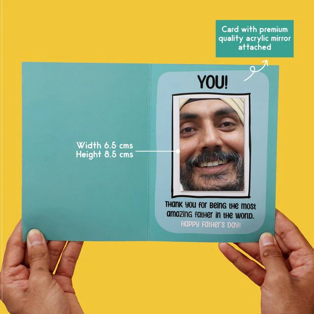 Magic Mirror Card for Dads - Father's Day Edition