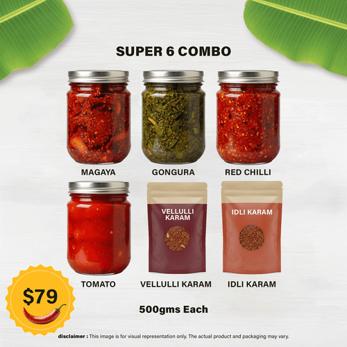 Super 6 - Pickles and Powders Combo