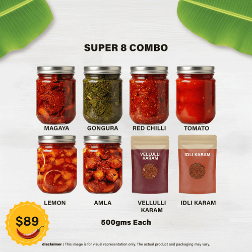 Super 8 - Pickles and Powders Combo