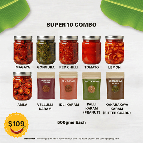 Super 10 - Pickles and Powders Combo