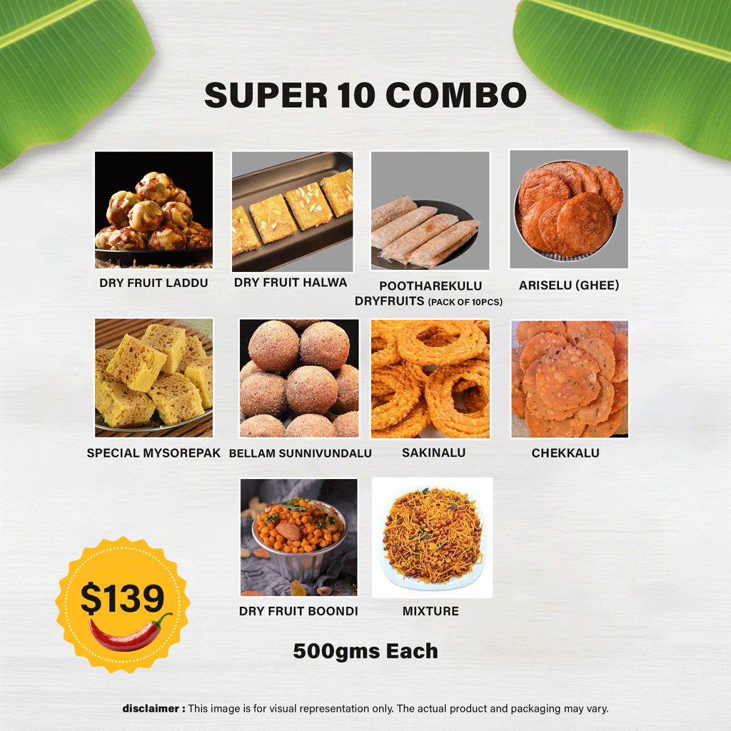Super 10 - Sweets and Namkeens Combo