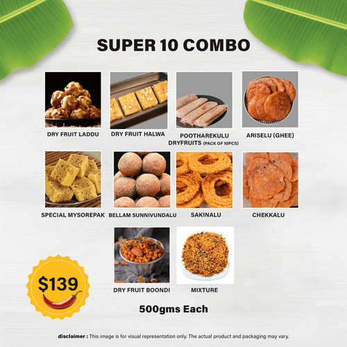 Super 10 - Sweets and Namkeens Combo