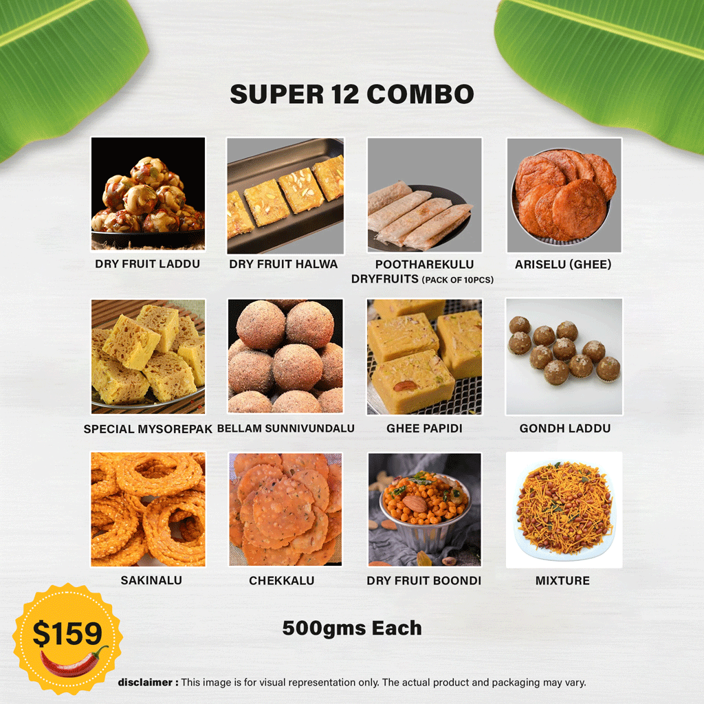 Super 12 - Sweets and Namkeens Combo