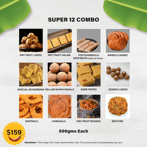 Super 12 - Sweets and Namkeens Combo