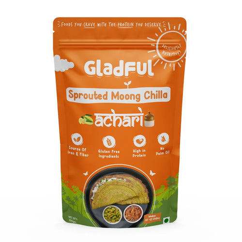 Gladful Achari Instant Chilla - 200g