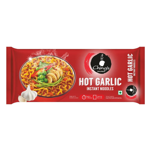 Ching's Secret Hot Garlic Instant Noodles Pouch - 240g