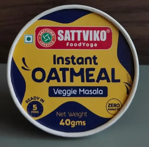 Sattviko Instant Oatmeal - Veggie Masala - 70g