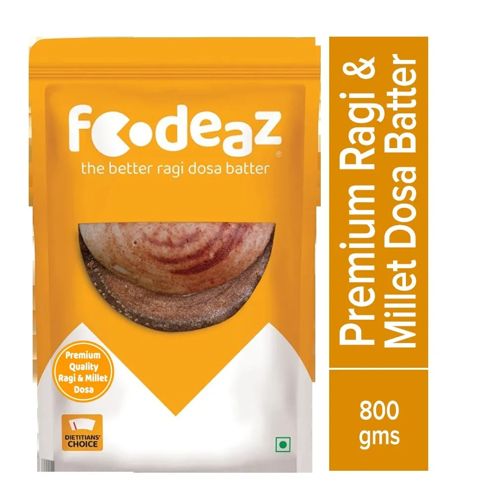 FOODeaz Ragi Millet Dosa Batter - 800g