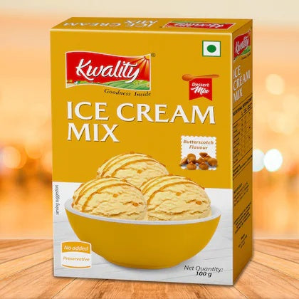 Kwality Ice Cream Mix 100g Box Butterscotch[Pack of 5]