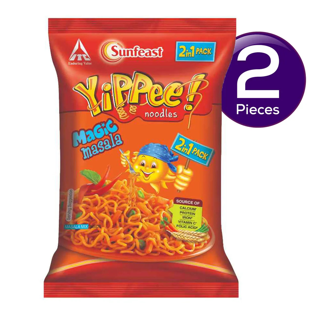 Sunfeast YiPPee! Noodles Magic Masala  135 g X 2