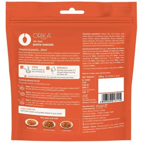 Orika Pasta Masala - 108 g